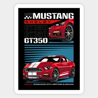 Iconic Mustang GT350 Car Magnet